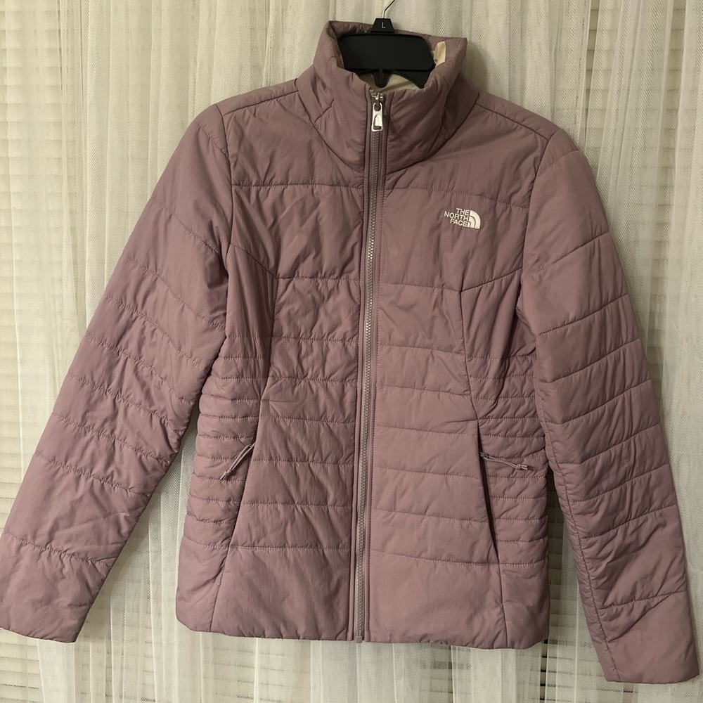 North face women purple sz small petite fb